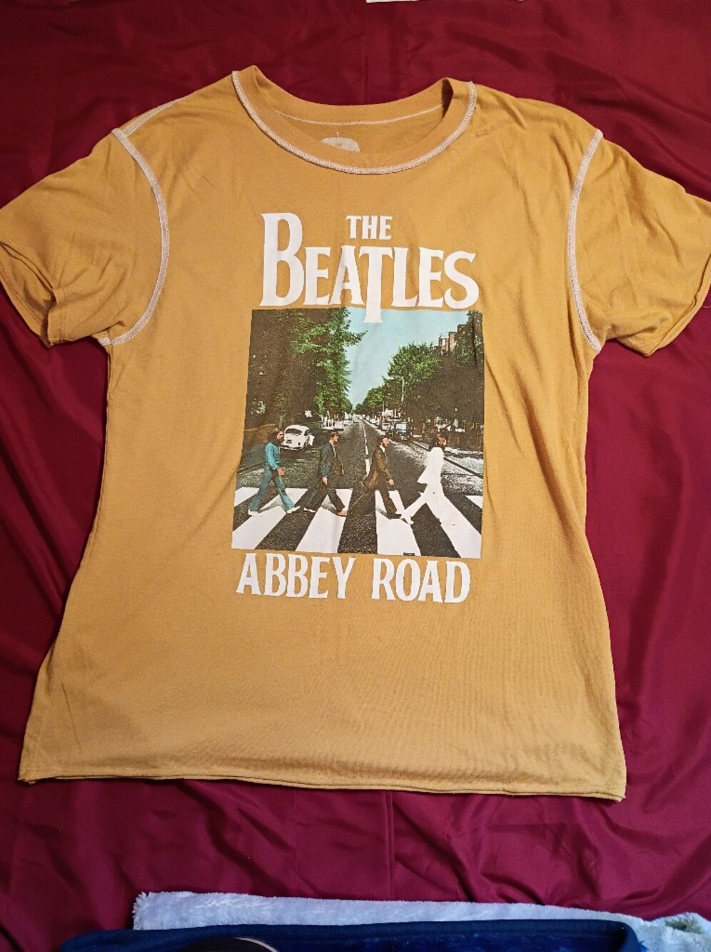 The Beatles Abbey Road Graphic Tee - Mustard